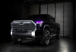 Toyota Tundra Demon Eye Headlight Kit - ORACLE Lighting - ColorSHIFT - RGB - `22-`27